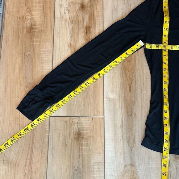 Modern Movement Lightweight Long Sleeve Black Loose Turtleneck SOFT! Large - Picture 4 of 5